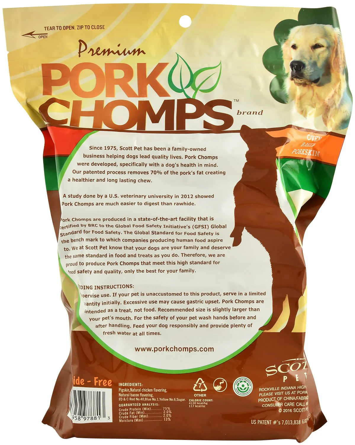 Pork Chomps Premium Twists – Rawhide-Free Dog Chews, Bacon, Chicken & Roasted, 6-Inch Oven-Baked Treats for Medium & Large Dogs - Image 6
