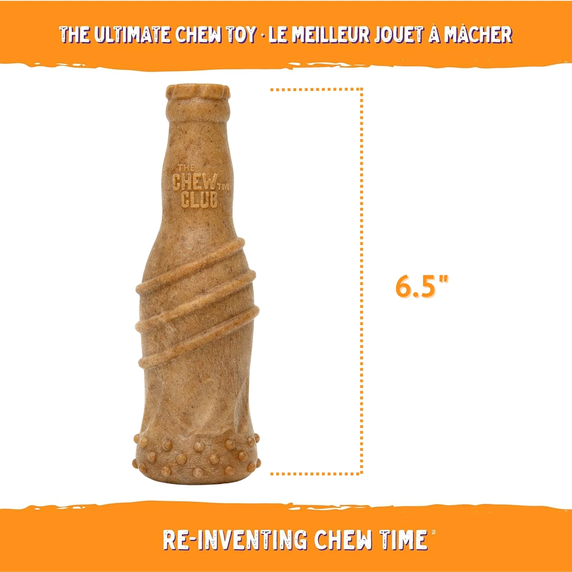Powerbone Bottle Dog Chew Toy for Power Chewers, 6.5'' - Image 4