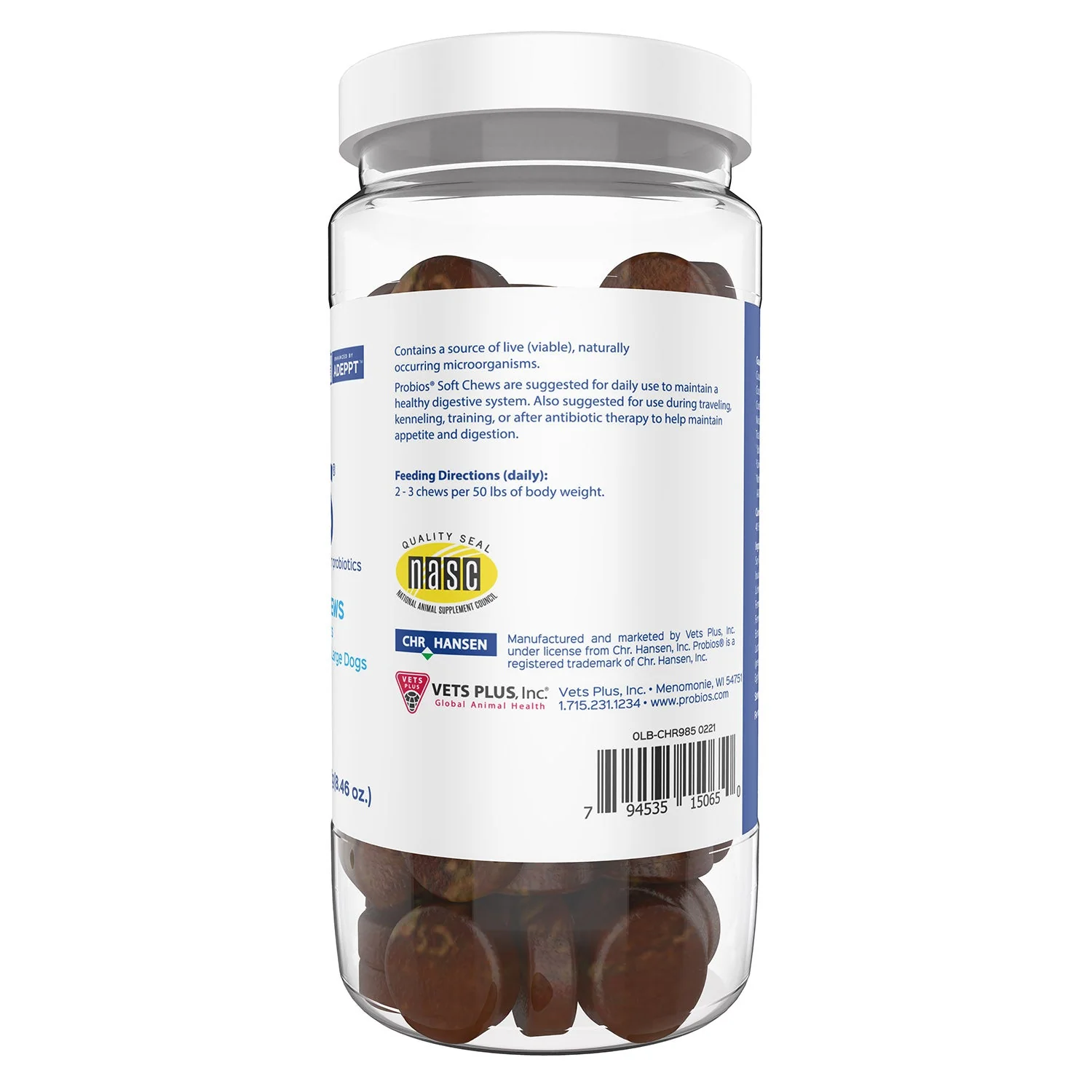 Probios Canine Soft Chews Probiotic Supplement for Dogs - Image 6