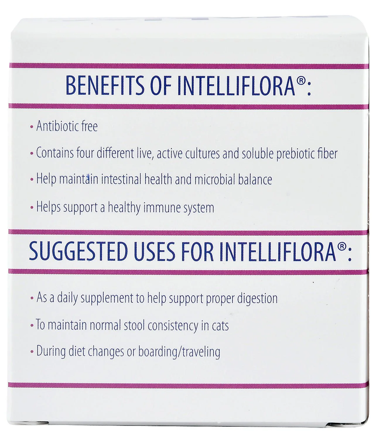 Probios Intelliflora Probiotic Supplement For Cats, 30 Pack - Image 3