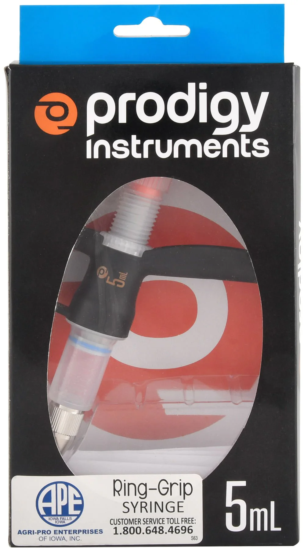 Prodigy 5 mL Ring-Grip Syringe - Image 2