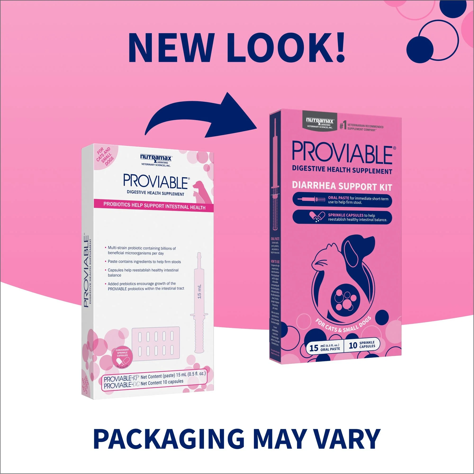 Nutramax Proviable-KP/DC Kit for Dogs and Cats, 10 Capsules - Image 2