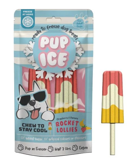 Pup Ice Rocket Lollies, 2 Pack – Freeze-at-Home Dog Treats - Image 3