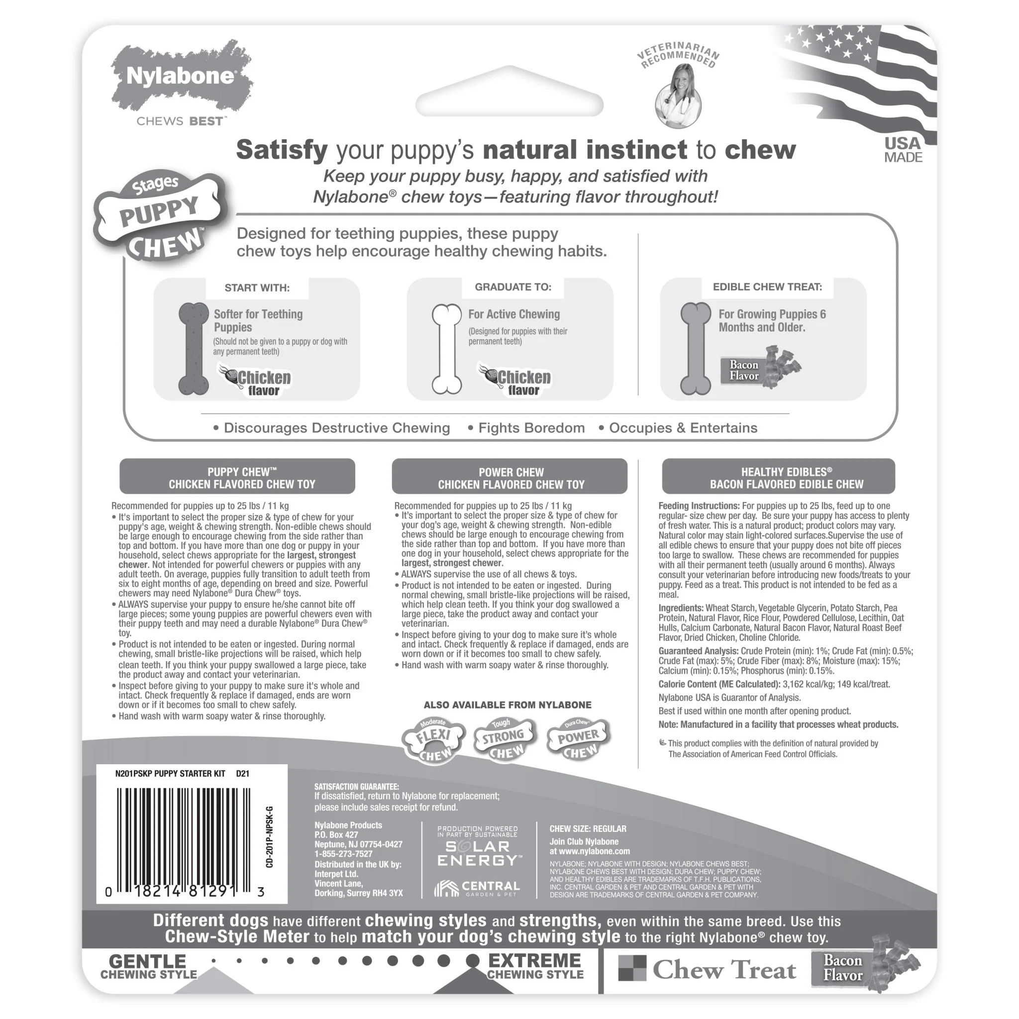 Nylabone Puppy Starter Kit, 3 Pack - Image 3