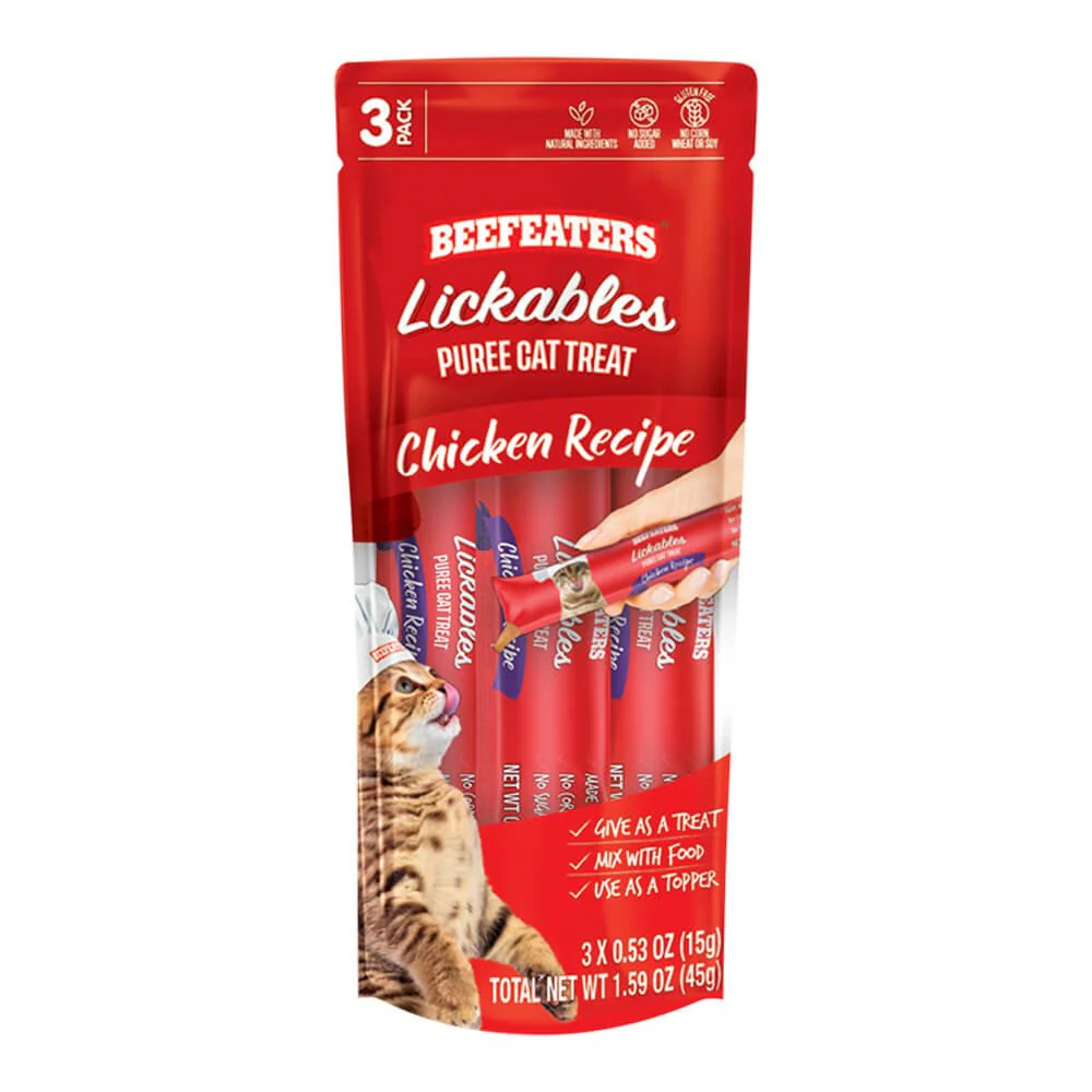 Beefeaters Lickables Puree Recipe Cat Treats - Image 3