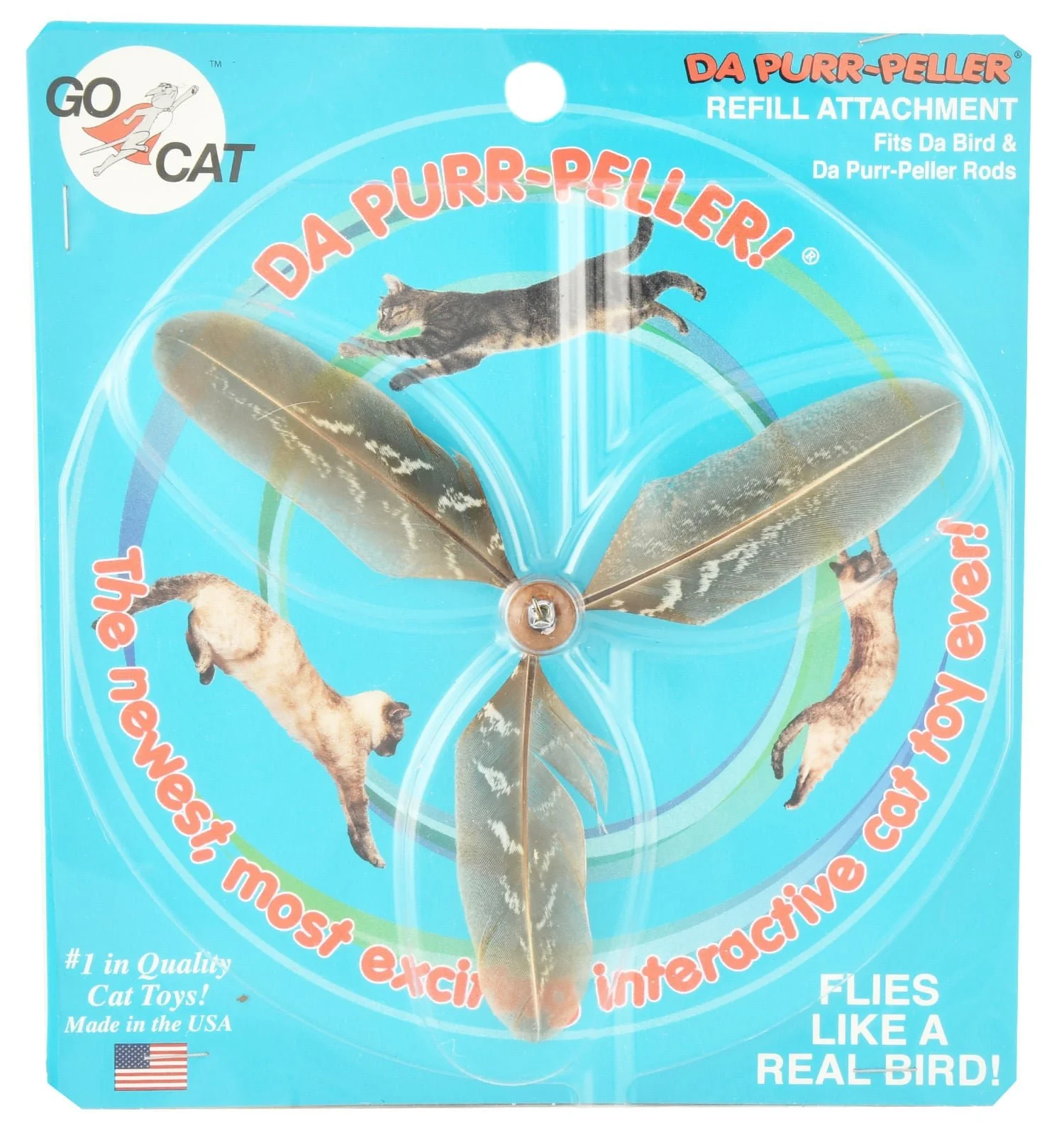 Go Cat Da Purr-Peller Wand Cat Toy - Image 5