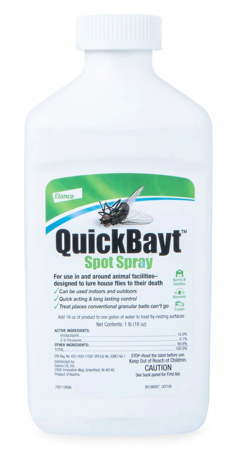 QuickBayt 10% Imidacloprid Spot Spray - Residual Fly Control for Up to 6 Weeks - Image 3
