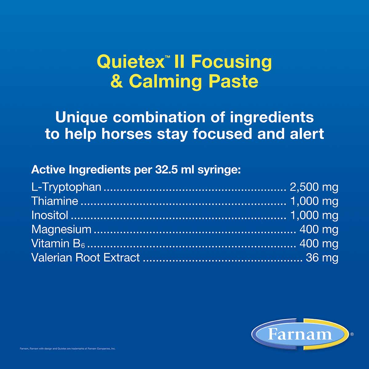 Quietex II Focusing & Calming Supplement for Horses - Image 7