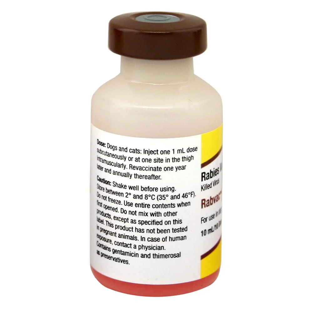 Rabvac 1 - Rabies Vaccine for Dogs & Cats, No Tags - Image 3