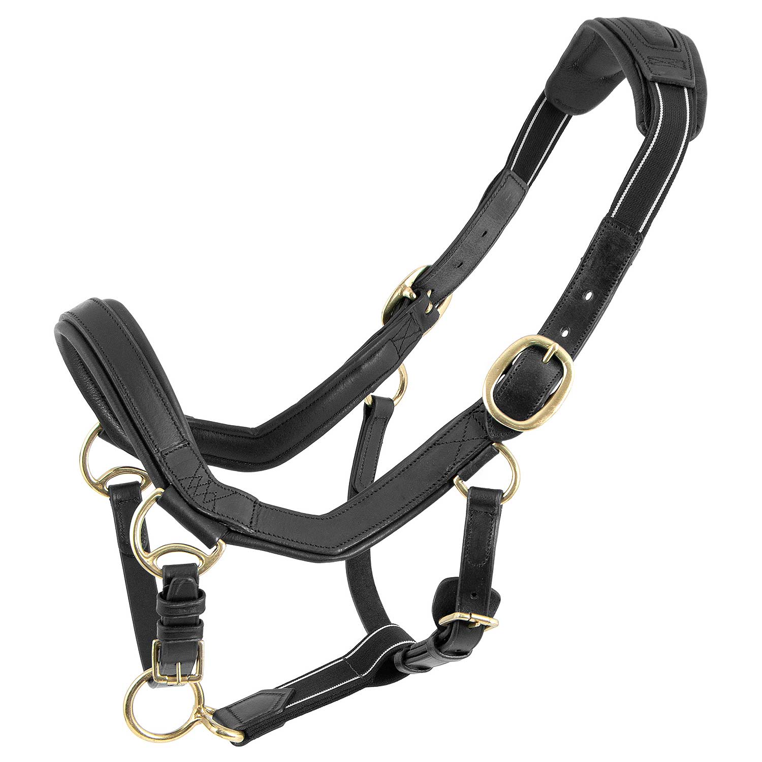 Rambo Micklem Leather Pony & Horse Halter – Anatomical Comfort Fit, Adjustable & Safe - Image 5