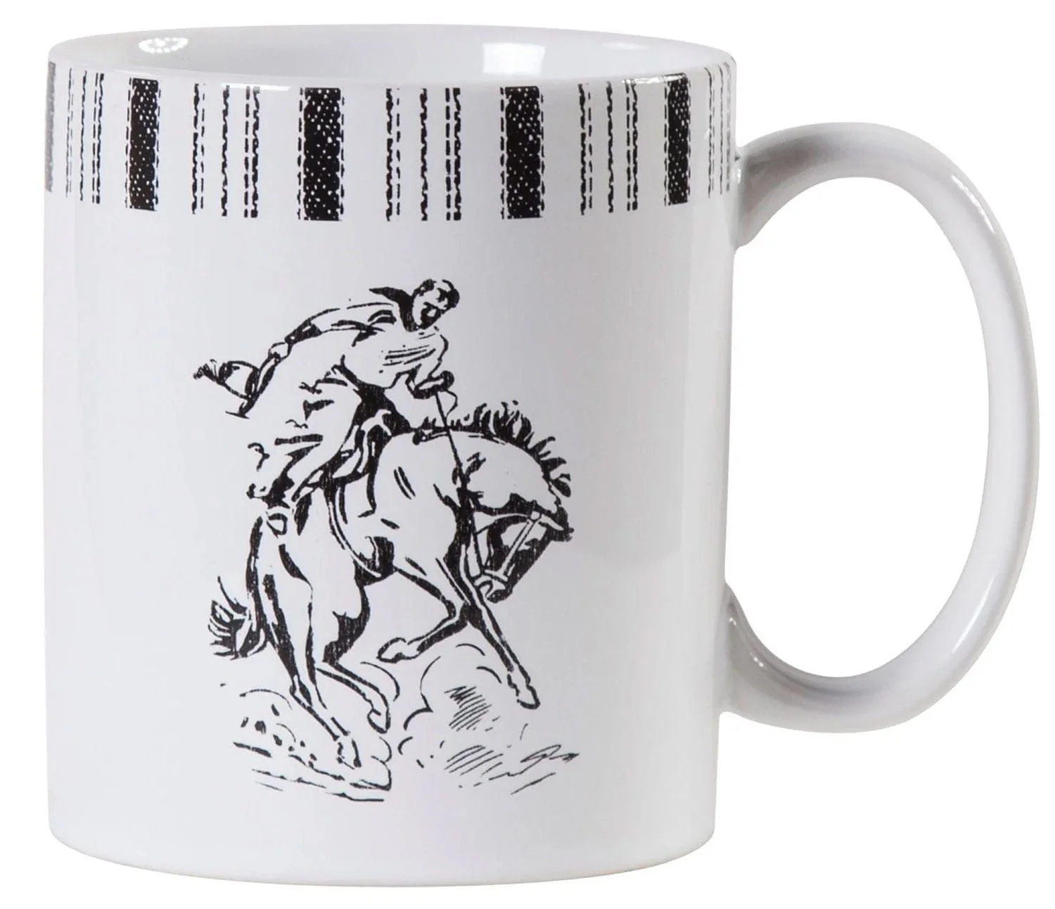 Ranch Life Bronco Mug, Set of 4