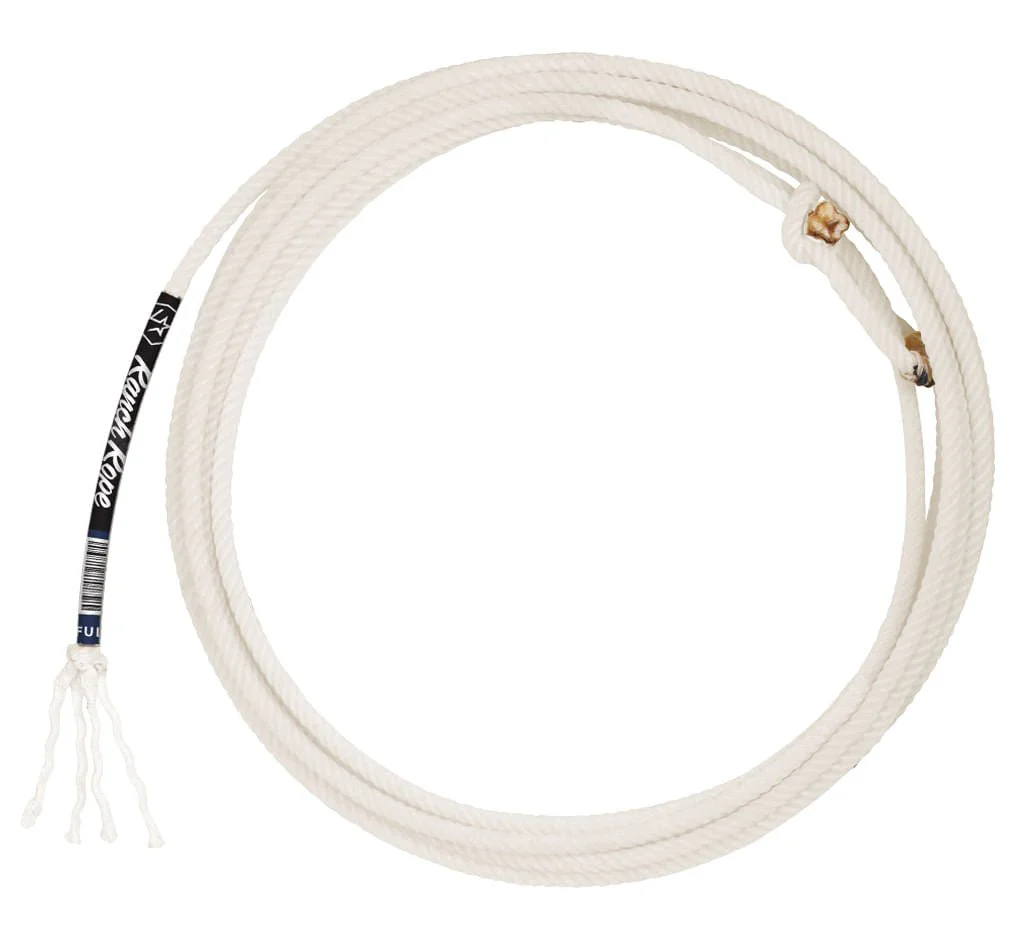 Ranch Rope with Poly Core, White, 40 ft