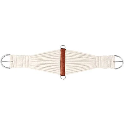 Mustang 27-Strand Nylon Ranch Roper Cinch, White