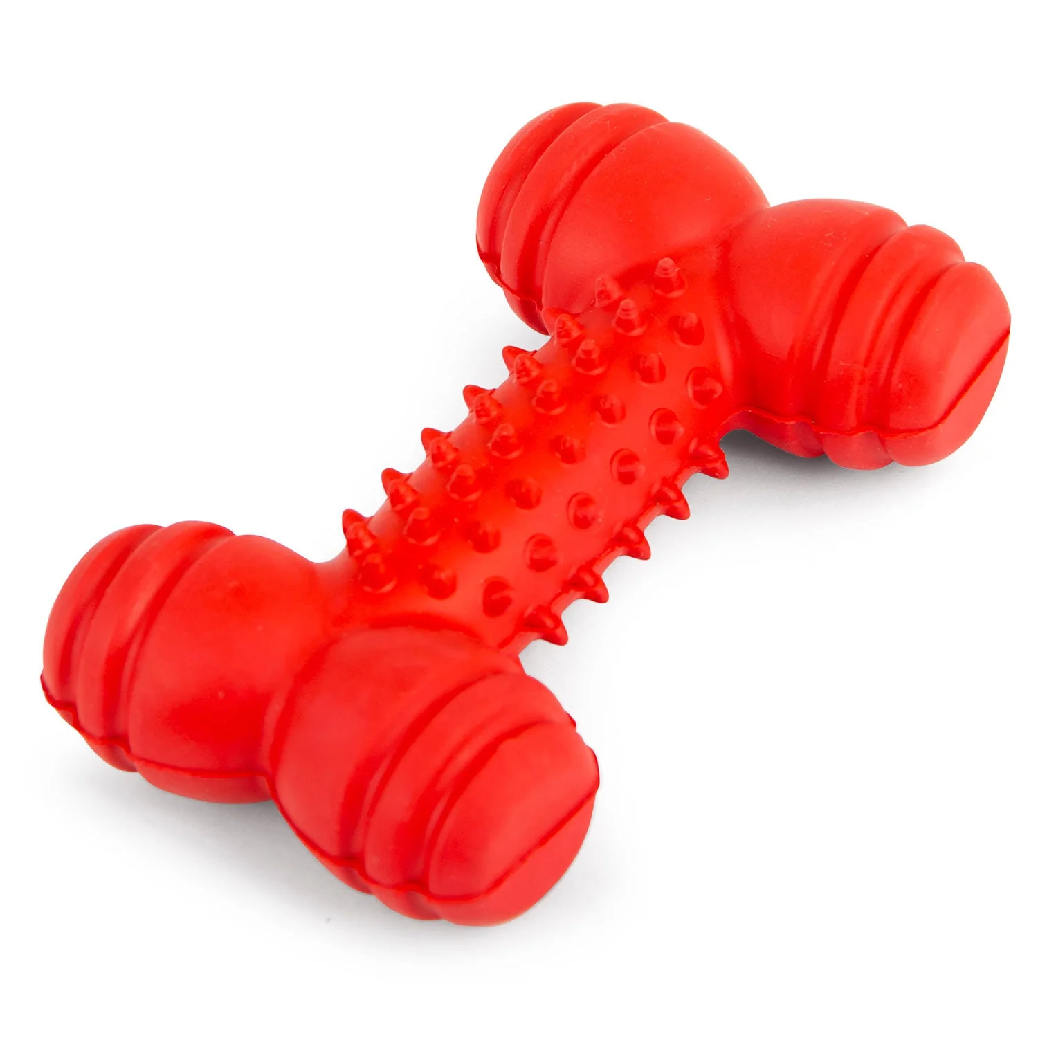 Jeffers Red Dental Bone Natural Rubber Dog Chew Toy for Healthy Teeth and Gums - Image 9