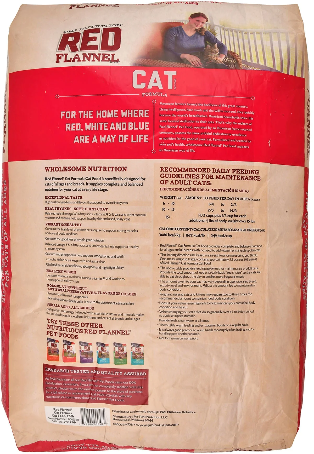 Purina Red Flannel Cat Formula Cat Food - Image 2