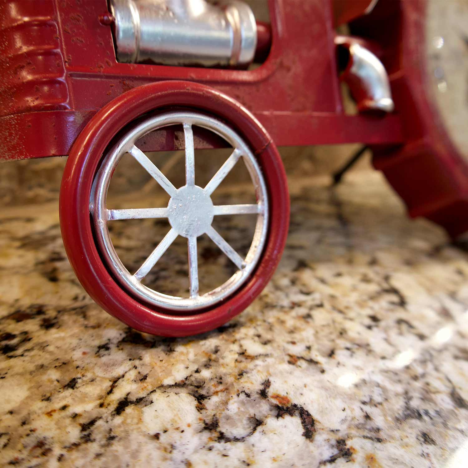 Red Tractor Wall Clock - Image 4