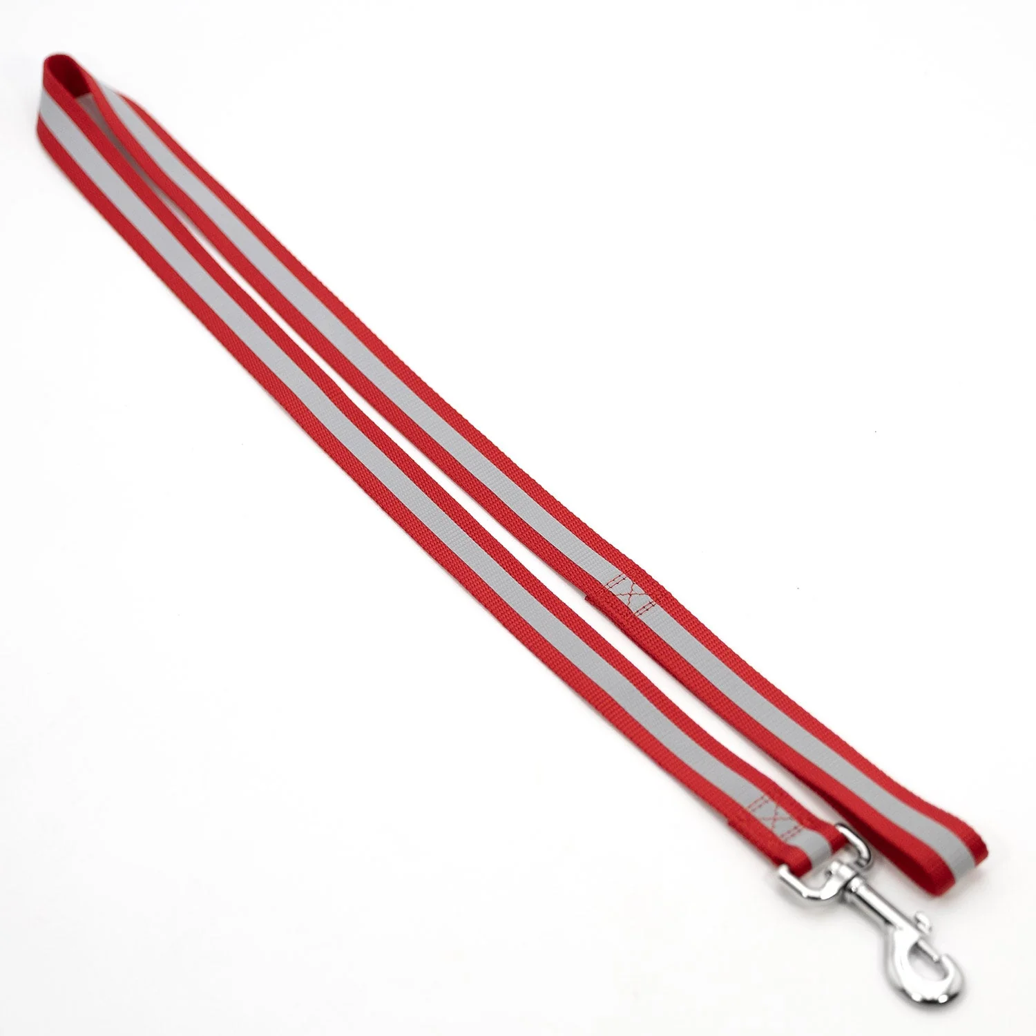 Jeffers Reflective Glow-in-the-Dark Safety Stripe Nylon Dog Leash, 1" W x 4' L - Image 3