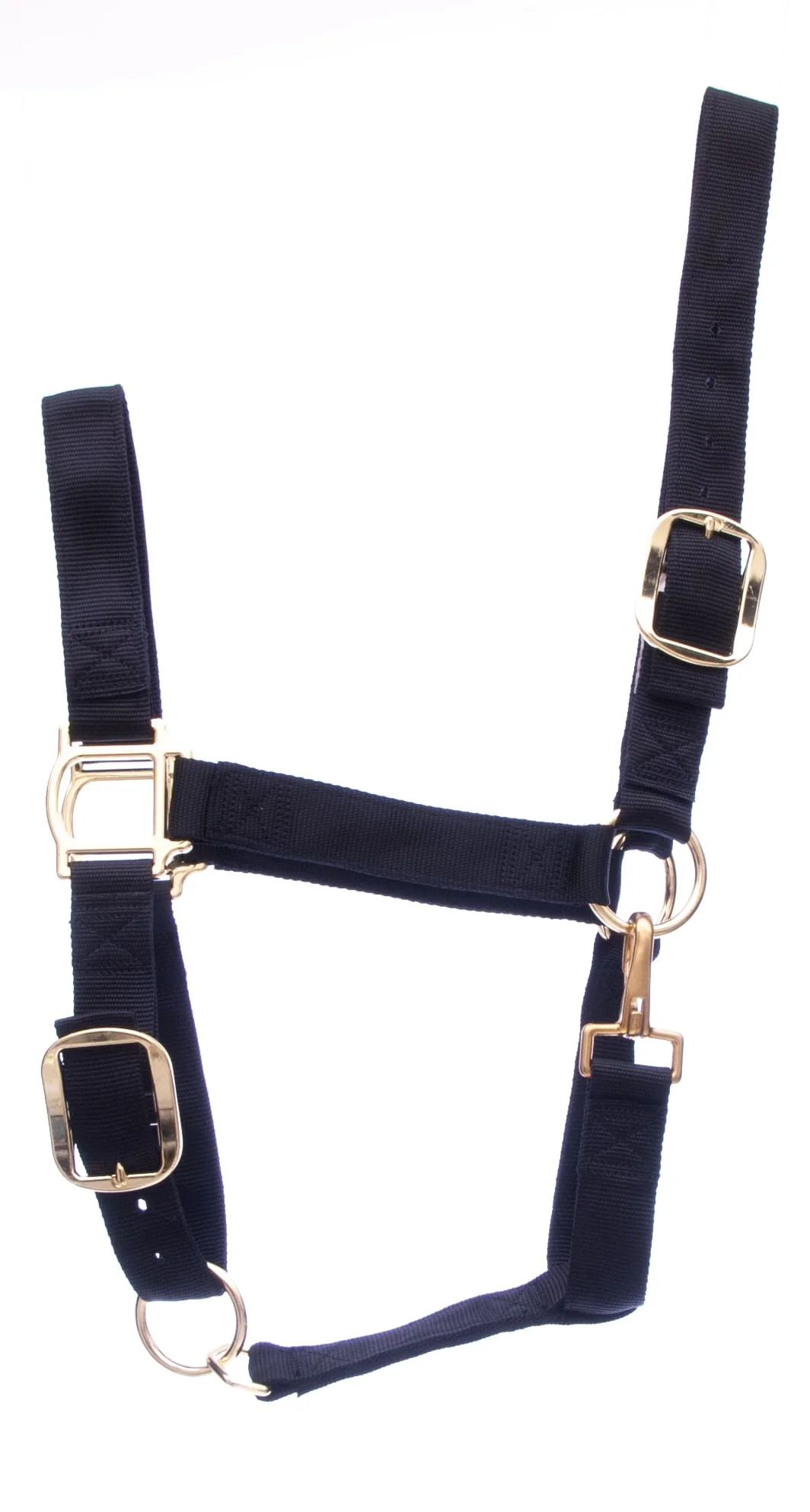 Weaver Draft Horse Nylon Halter, Regular (1400 - 1700 lb) – Adjustable Chin & Throat Snap