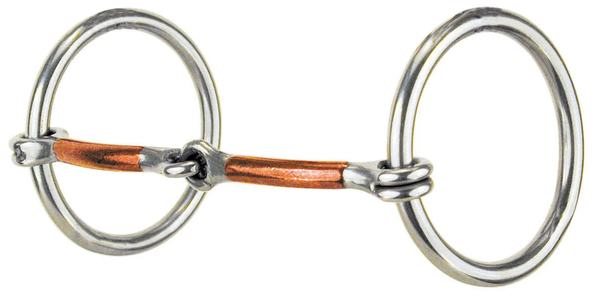 Reinsman Miniature/Pony Copper Mouth O-Ring Snaffle - Image 2