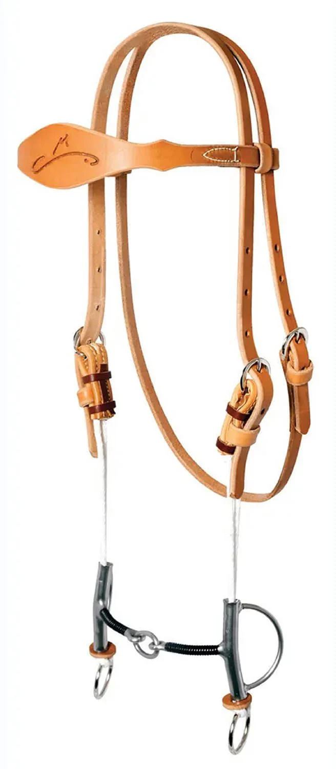 Reinsman Sharon Camarillo Draw Gag Bridle, Full