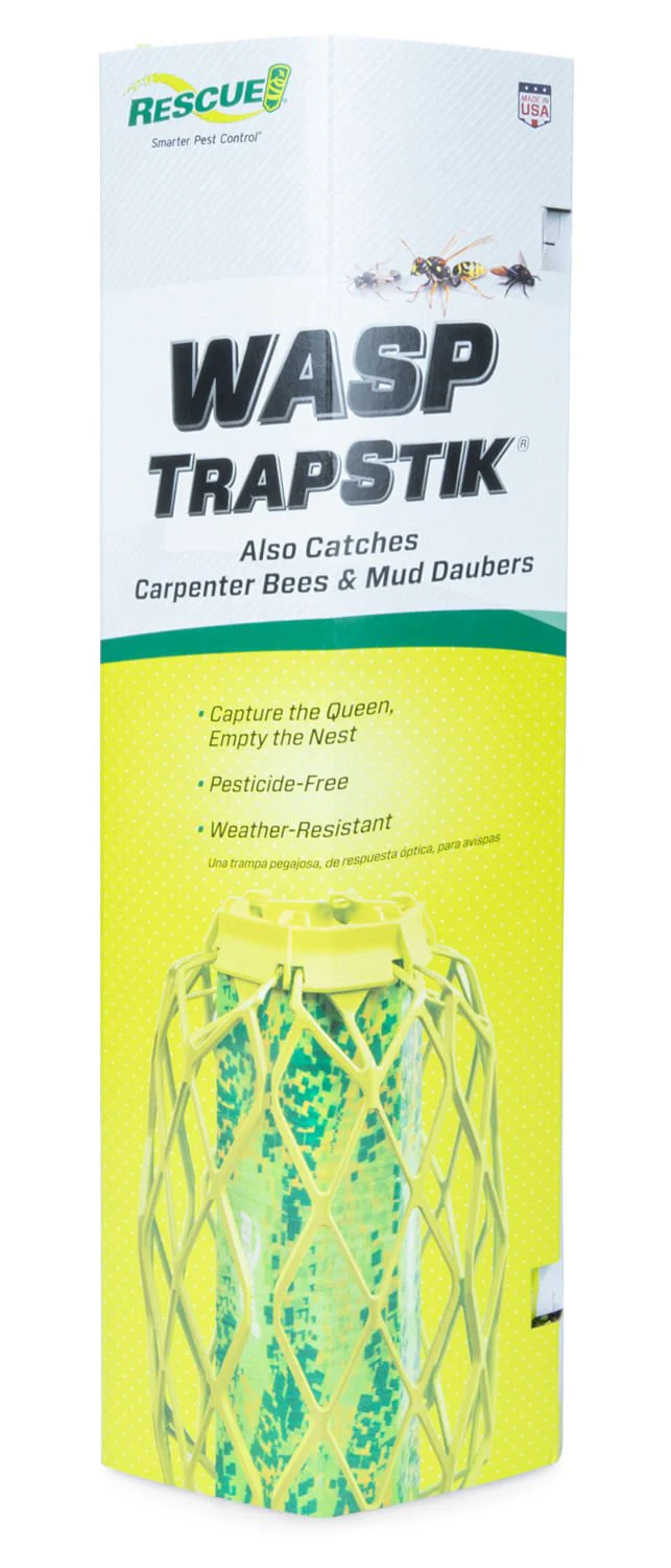 RESCUE! TrapStik for Carpenter Bees, Wasps and Mud Daubers