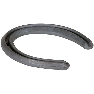 St. Croix Regular Weight Rim Steel Horseshoes – Forged Durable Hoof Shoes with Rolled Toe for Traction