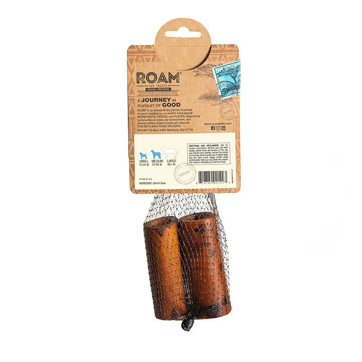 Roam Dog Treats Smoked Marrow Cape Ostrich Bone - Image 10