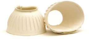 Double Tape Ribbed Bell Boots, Pair - Image 4
