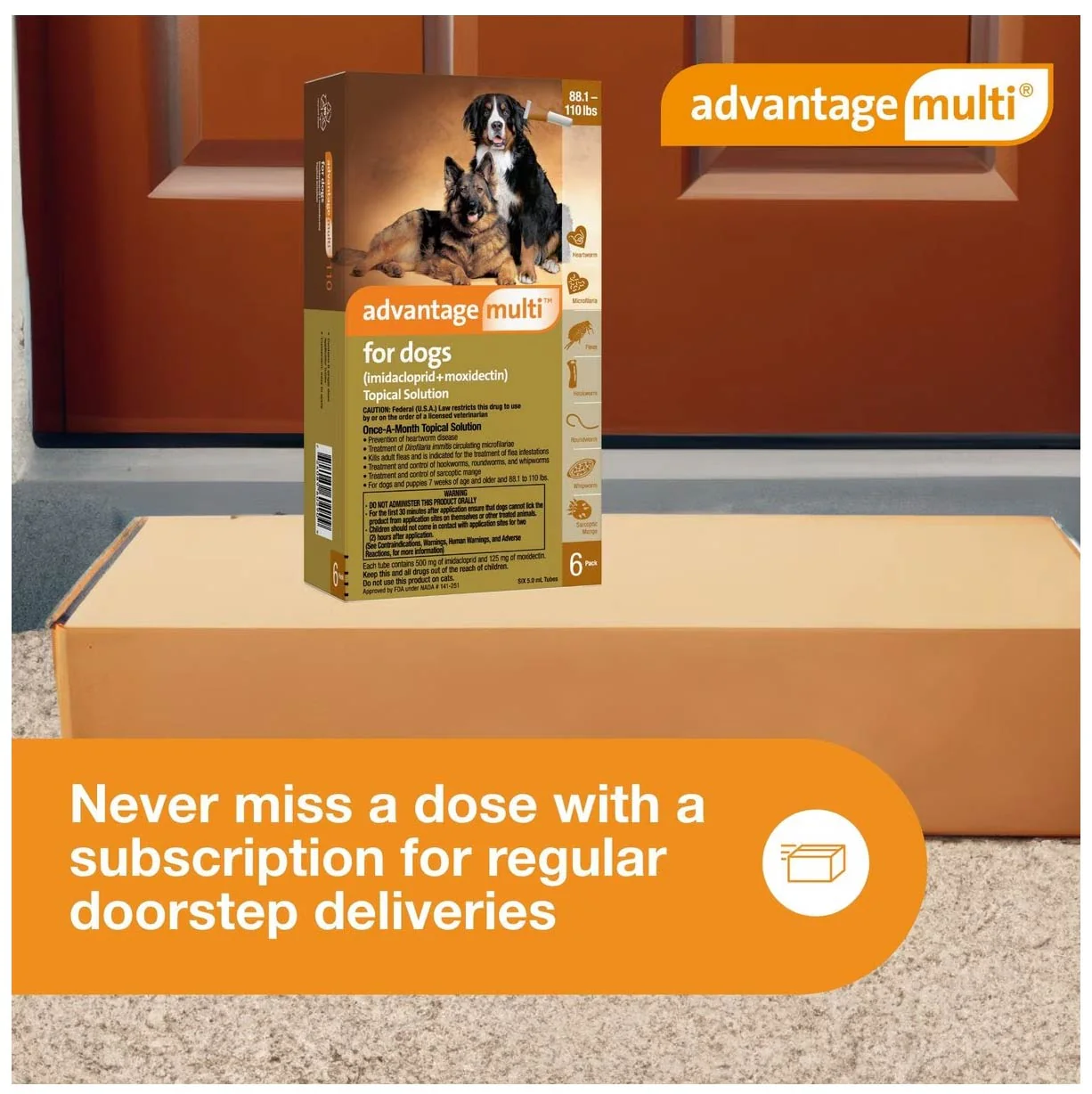 Rx Advantage Multi for Dogs (imidacloprid + moxidectin) Topical Solution - Image 7