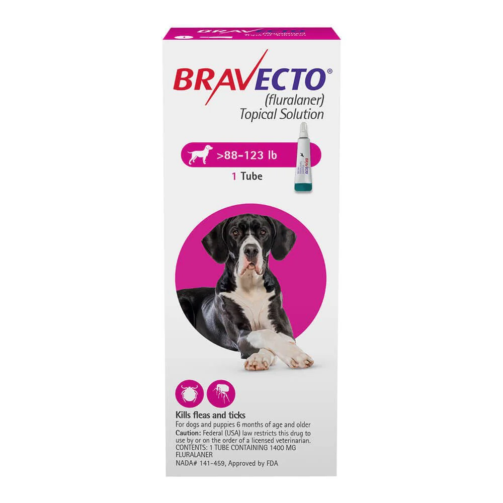 Rx Bravecto (fluralaner topical solution) Flea & Tick 12-Week Topical for Dogs - Image 6