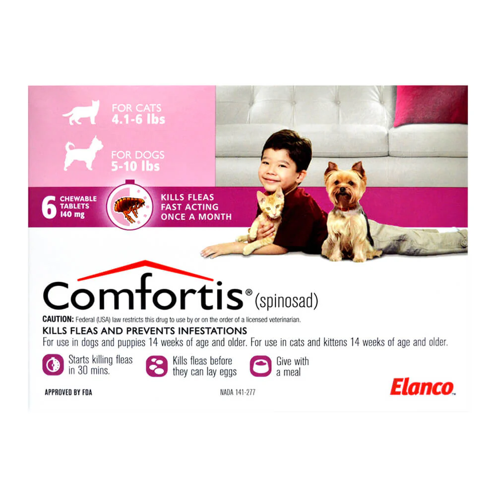 Rx Comfortis (spinosad) Chewable Flea Tablets for Dogs & Cats - Image 8
