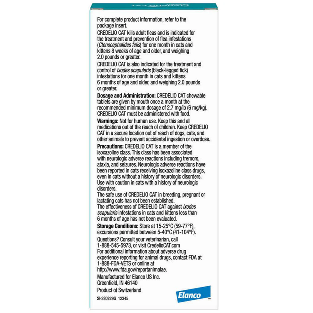 Rx Credelio Tablets for Cats - Image 6