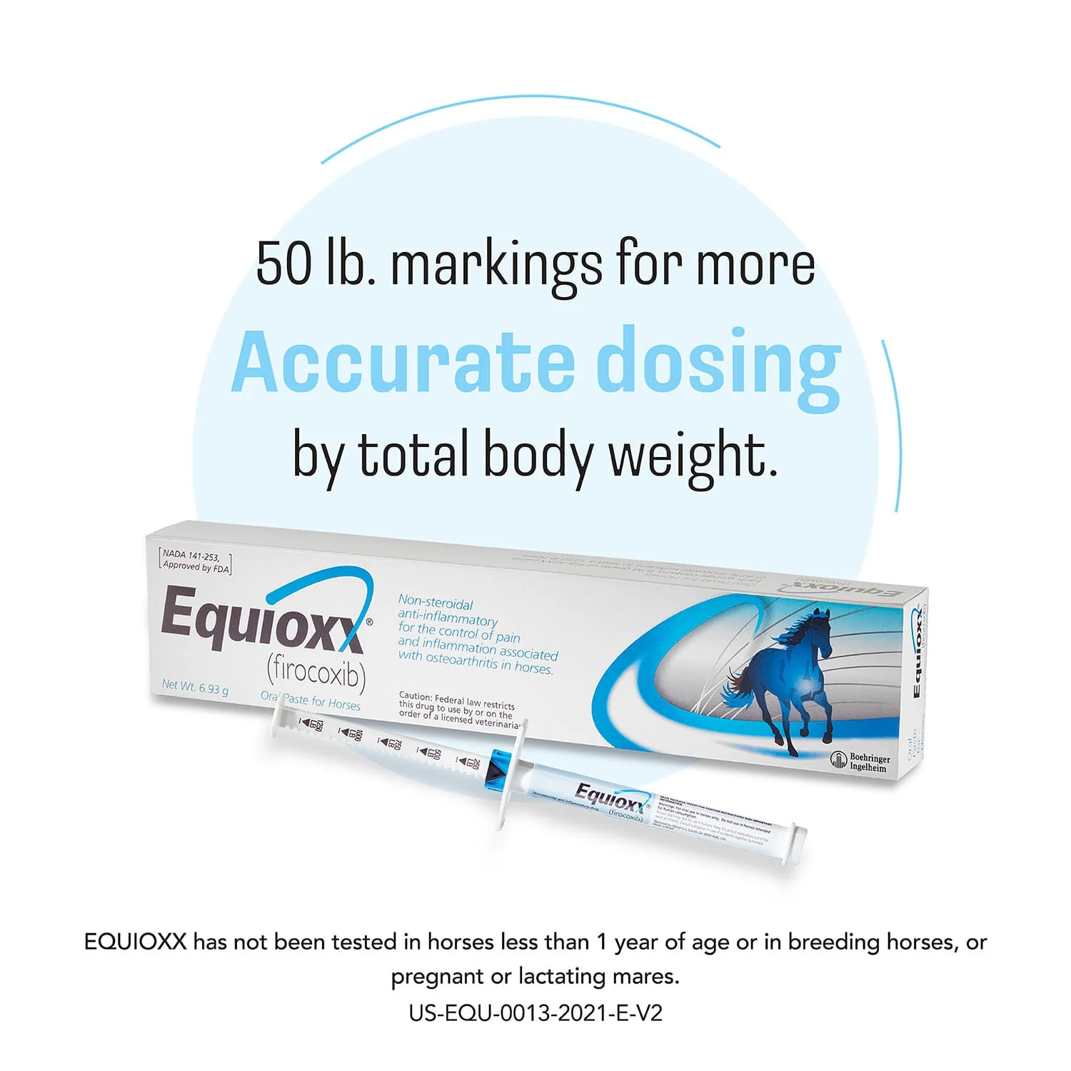 Rx Equioxx (firocoxib) Oral Paste for Horses, 6.93 gram Syringes - Image 7