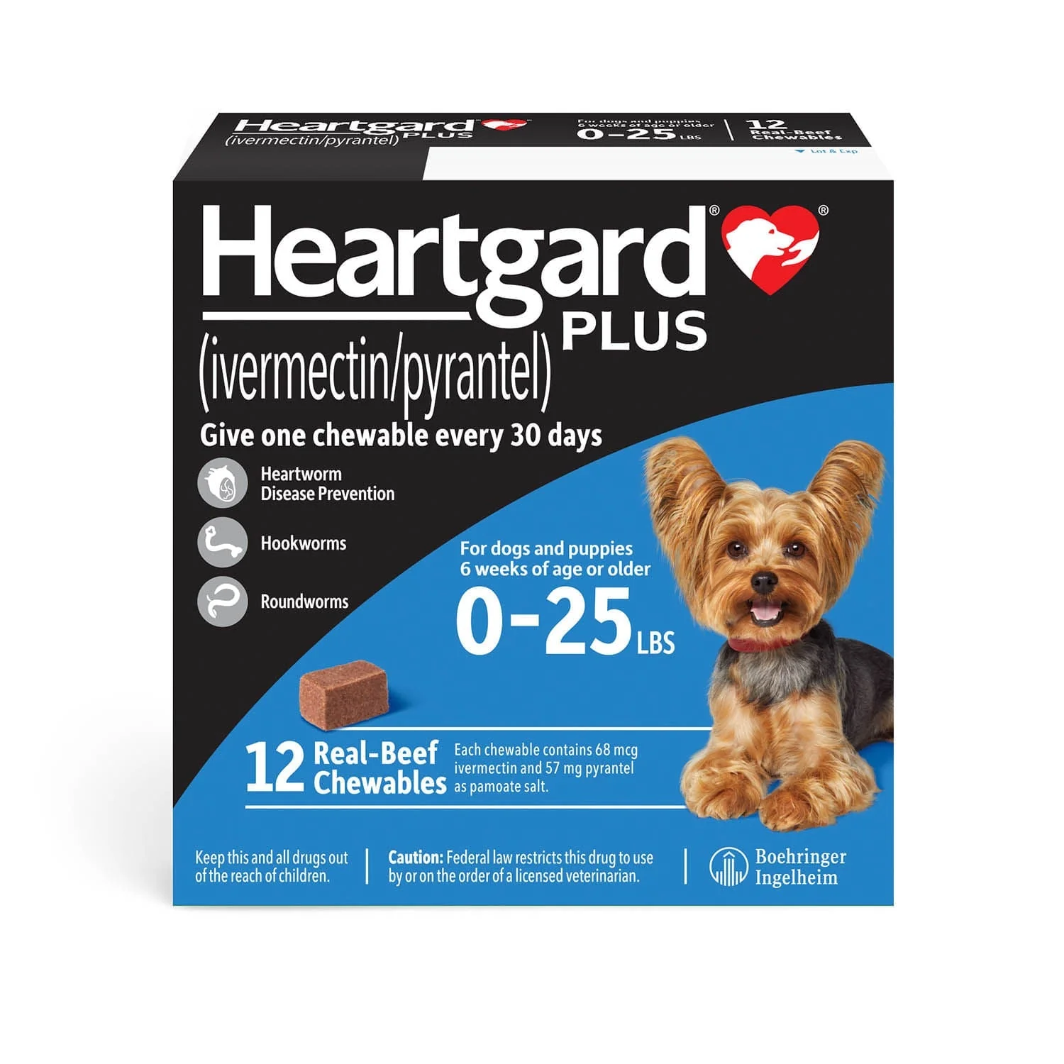 Rx Heartgard Plus (ivermectin/pyrantel) Monthly Chewables — Effective Heartworm & Parasite Prevention for Dogs Puppies - Image 14