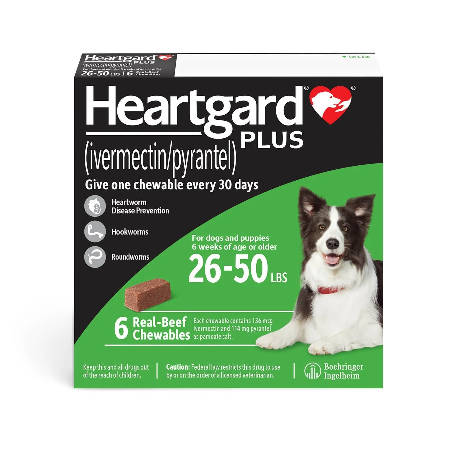 Rx Heartgard Plus (ivermectin/pyrantel) Monthly Chewables — Effective Heartworm & Parasite Prevention for Dogs Puppies - Image 25