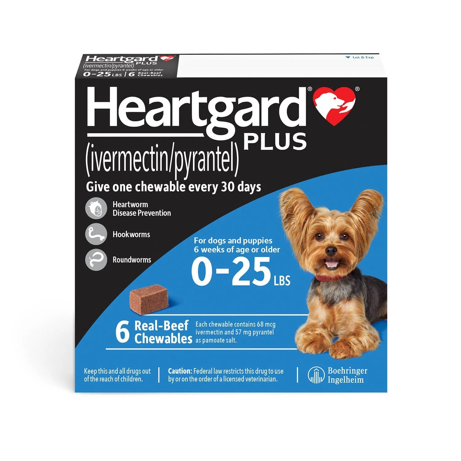 Rx Heartgard Plus (ivermectin/pyrantel) Monthly Chewables — Effective Heartworm & Parasite Prevention for Dogs Puppies - Image 26