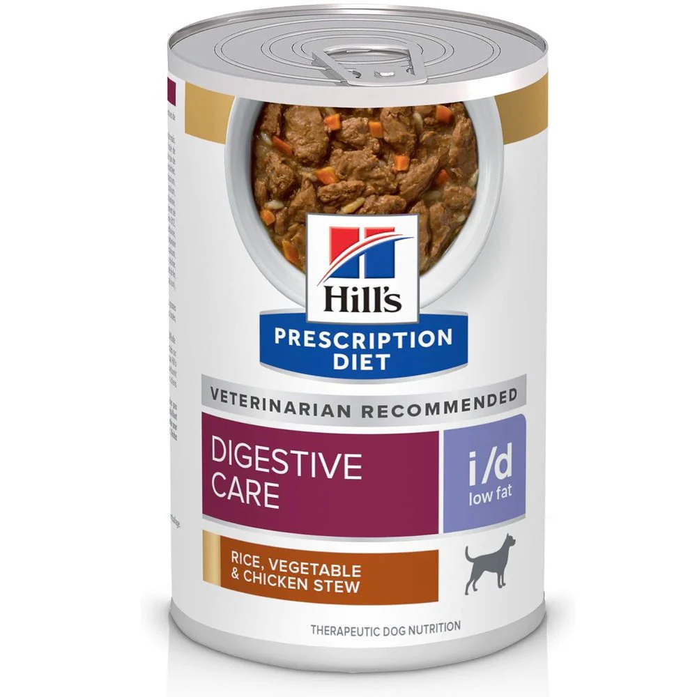 Rx Hill's Prescription Diet i/d Digestive Care Low Fat Pate Wet Dog Food, Case of 12 Cans - Image 2