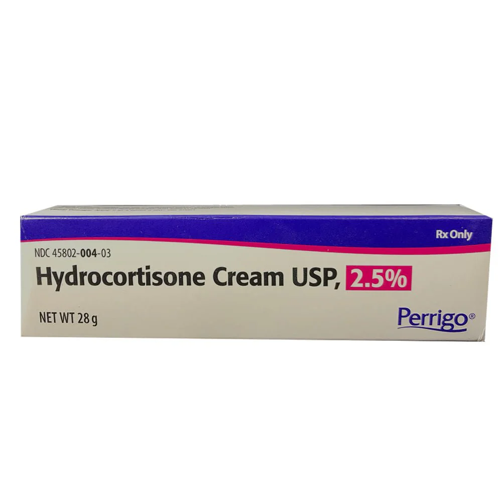 Rx Hydrocortisone Cream, 2.5% x 1 oz Tube