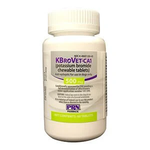 Rx KBroVet-CA1 (potassium bromide) Anti-Convulsant Chewable Tablets for Dogs with Seizures & Epilepsy - Image 3