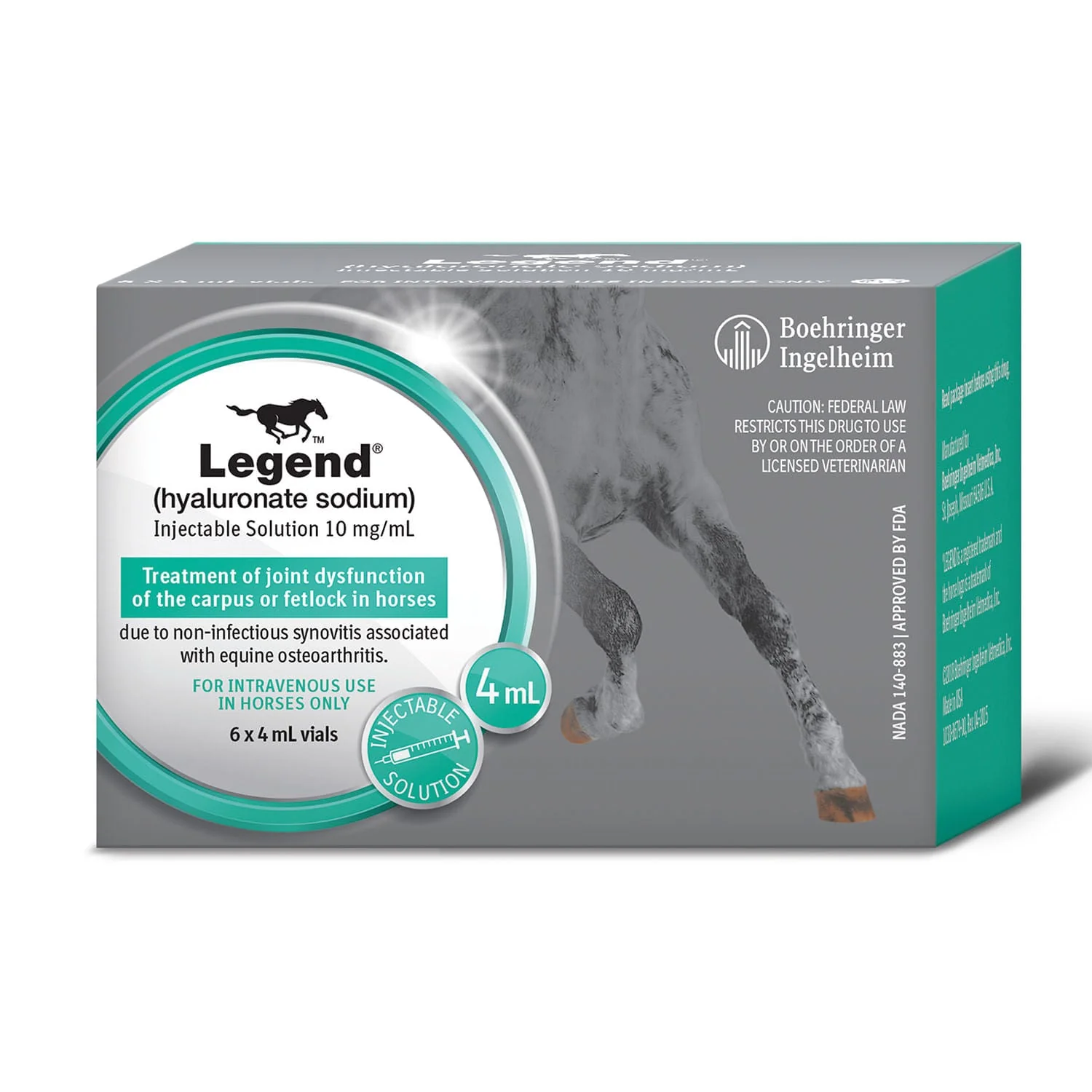 Rx Legend (hyaluronate sodium) Injectable Solution for Horses