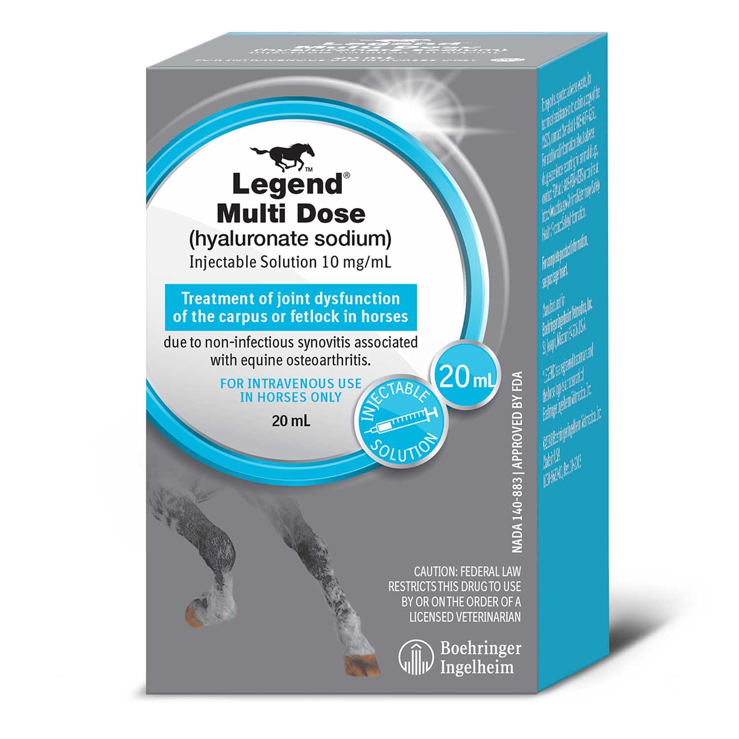 Rx Legend (hyaluronate sodium) Injectable Solution for Horses - Image 9