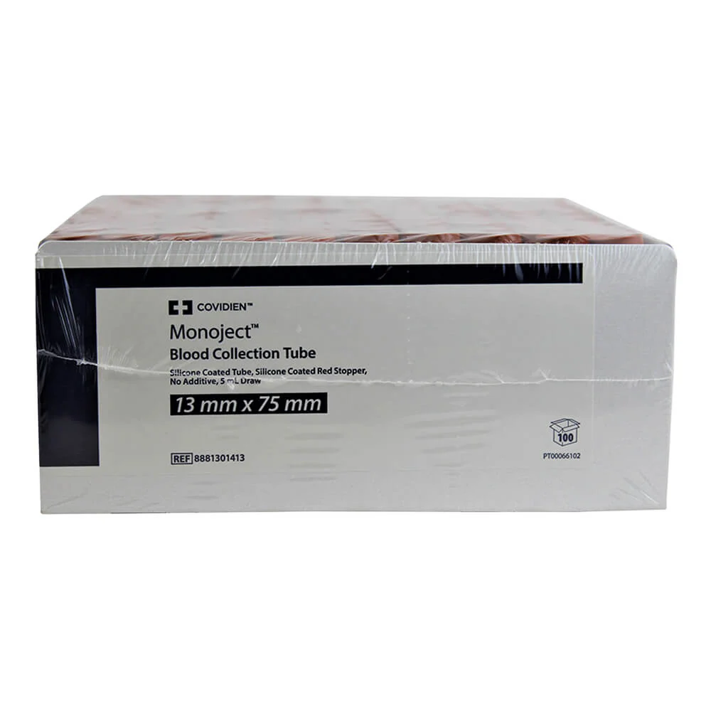 Rx Monoject Blood Collection Tubes, 5 mL, 100 ct