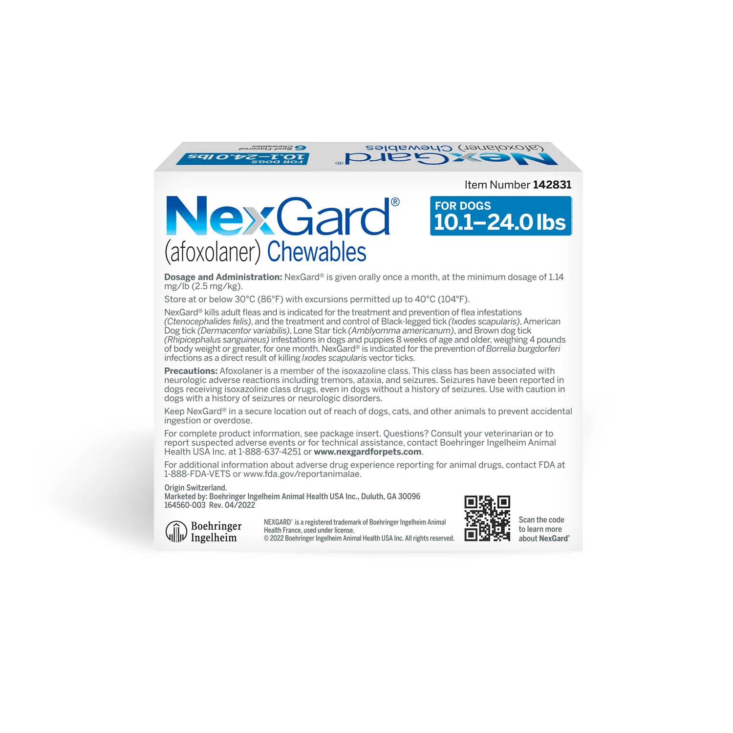Rx NexGard Flea and Tick Chewables for Dogs - Image 10