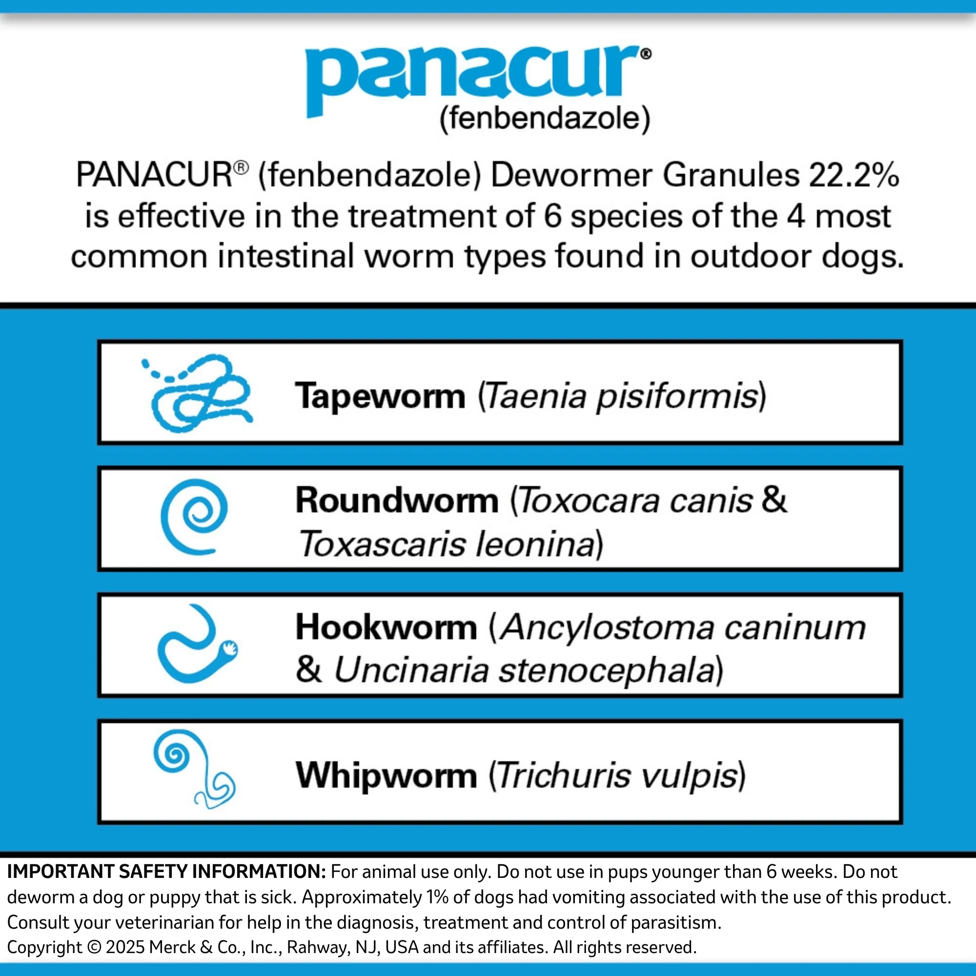 Rx Panacur for Dogs (fenbendazole Granules) 22.2%, 1 lb Economy Tub - Image 3