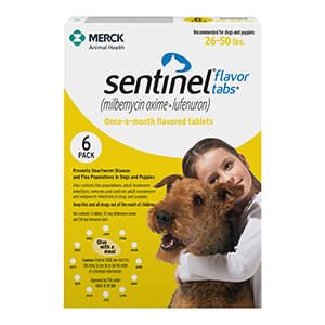 Rx Sentinel® Once-a-month Flavor Tabs® for Dogs, 6 Pack - Image 3