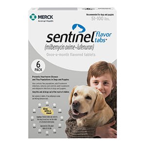 Rx Sentinel® Once-a-month Flavor Tabs® for Dogs, 6 Pack - Image 4