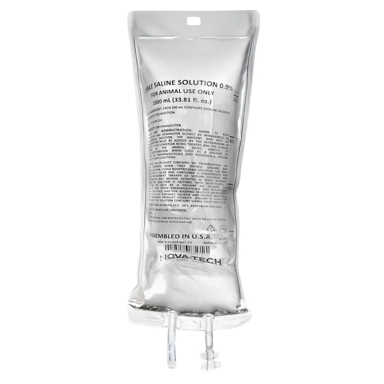 Rx Sodium Chloride Injection 0.9% x 1000 mL Bag
