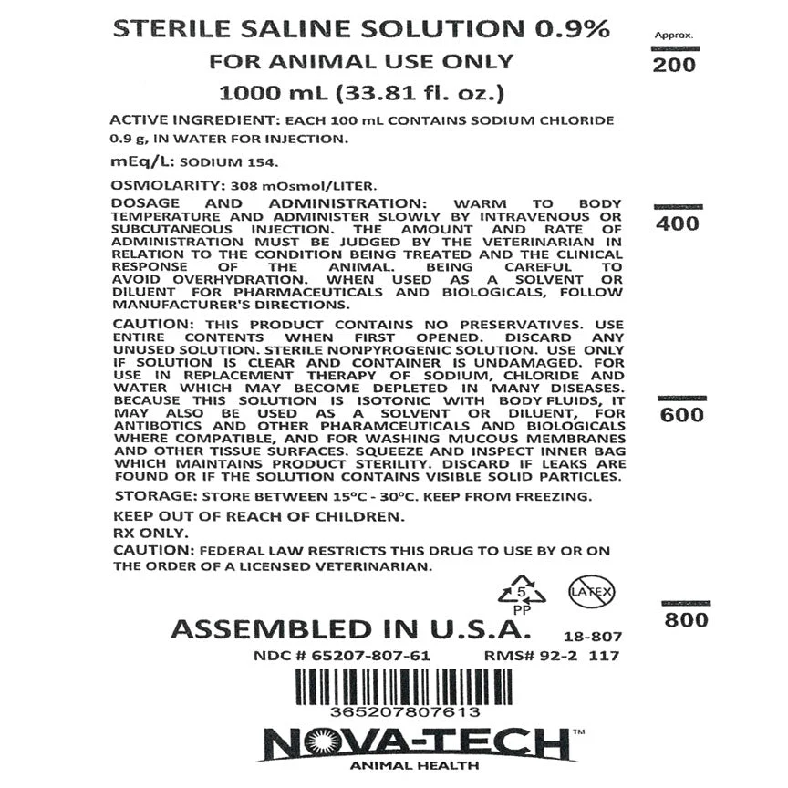 Rx Sodium Chloride Injection 0.9% x 1000 mL Bag - Image 2
