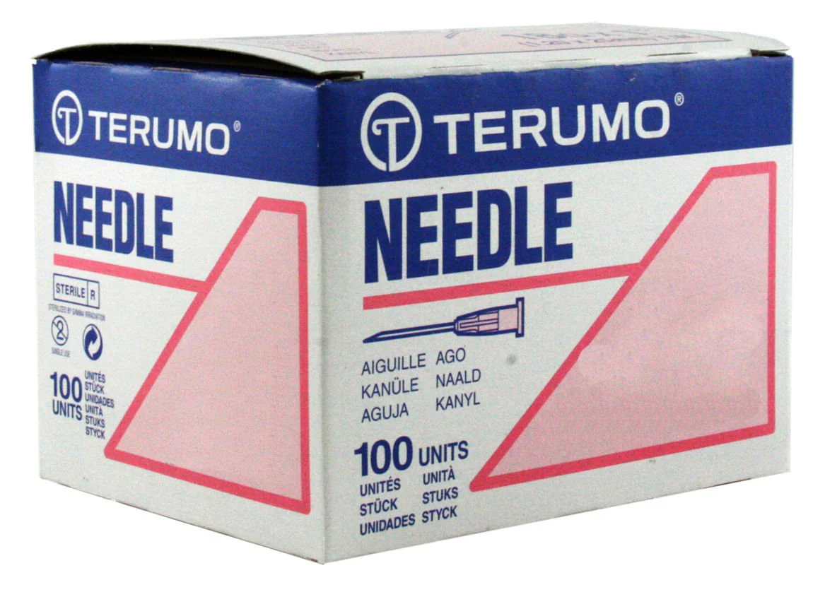 Rx Terumo Needle Aiguille, 18g x 1", 100 ct