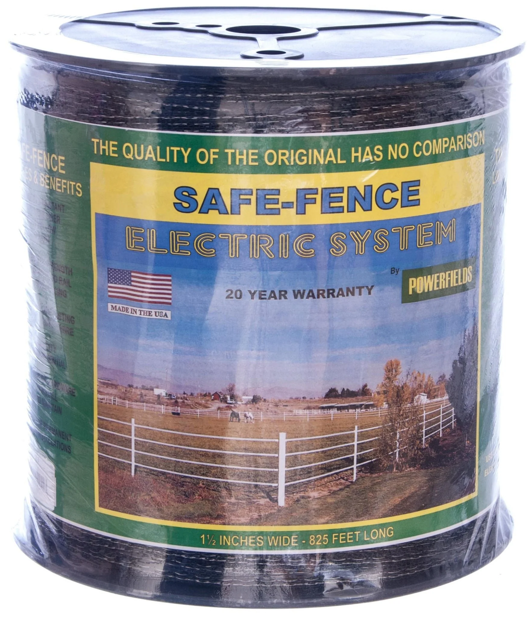 Farm Guardian 1.5" Poly Tape, 825 ft